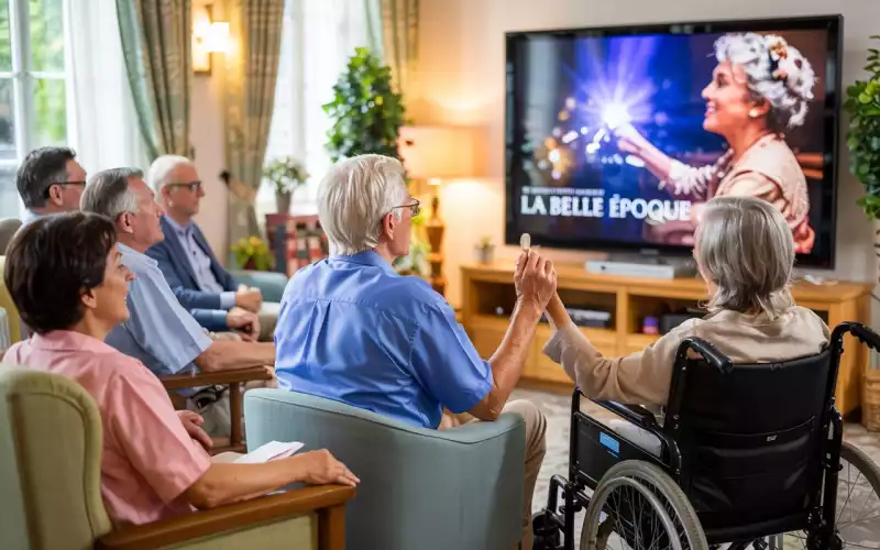 Séances cinéma en EHPAD : éveiller souvenirs, émotions et discussions
