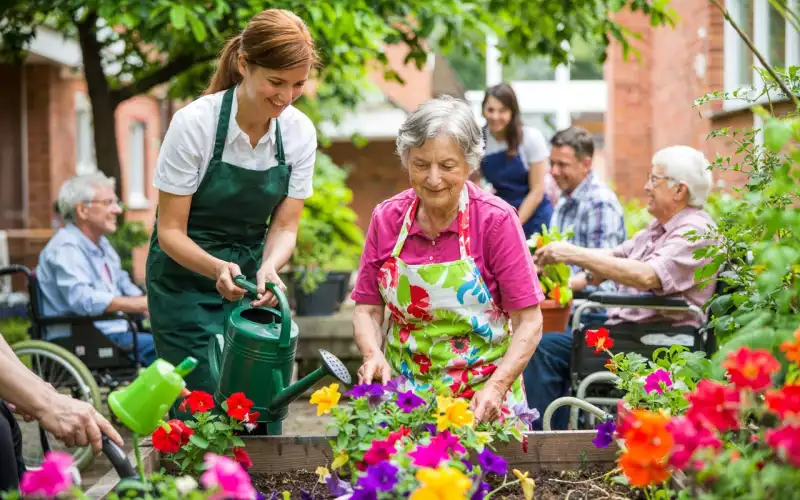 Jardinage intérieur : cultiver le bien-être au cœur de l'EHPAD