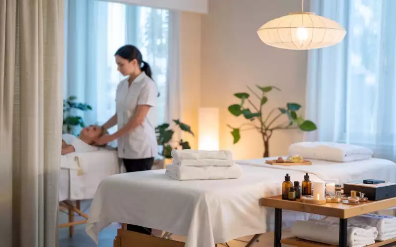 Salle de massage : éveiller les sens et détendre les corps fatigués