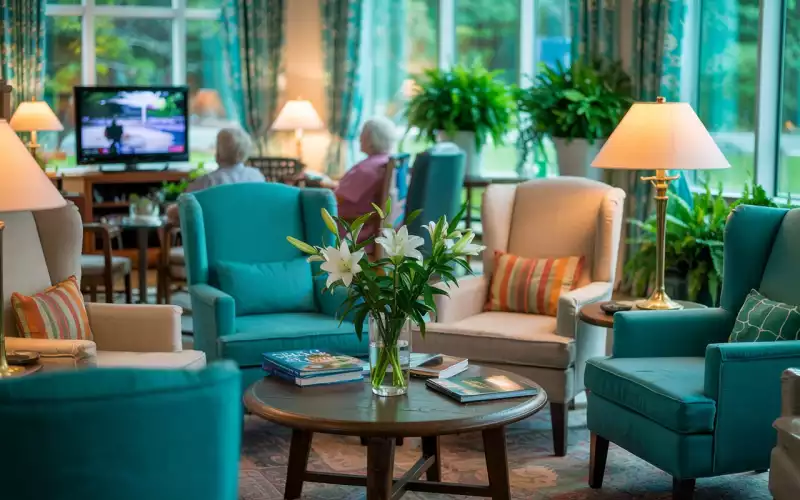 Salon principal : le cœur vivant de votre EHPAD