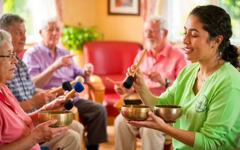 Musicothérapie : retrouver des souvenirs et des sourires au fil des notes